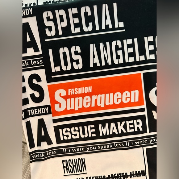 Newspaper mini dress - Picture 3 of 7